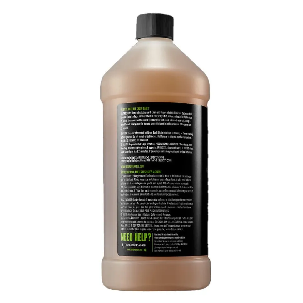 EGO Power Equipment Power+ 32 Fl Oz Premium Bar and Chain Lubricant AOL3200