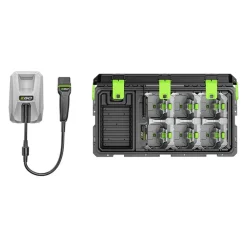 EGO Power Equipment Power+ 6-Port Mobile Charging Case and Charging Adaptor Kit CHU6001