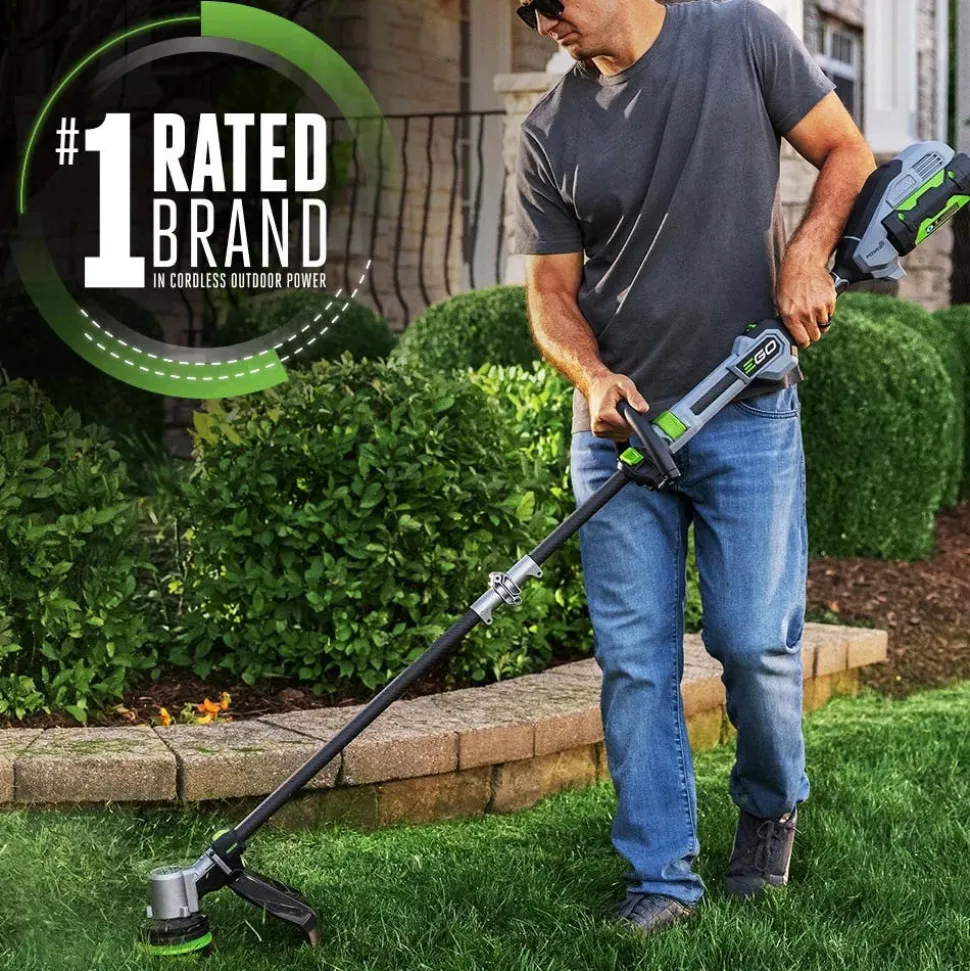 EGO Power Equipment POWER+ 16" POWERLOAD String Trimmer with Telescopic Carbon Fiber Shaft ST1610T