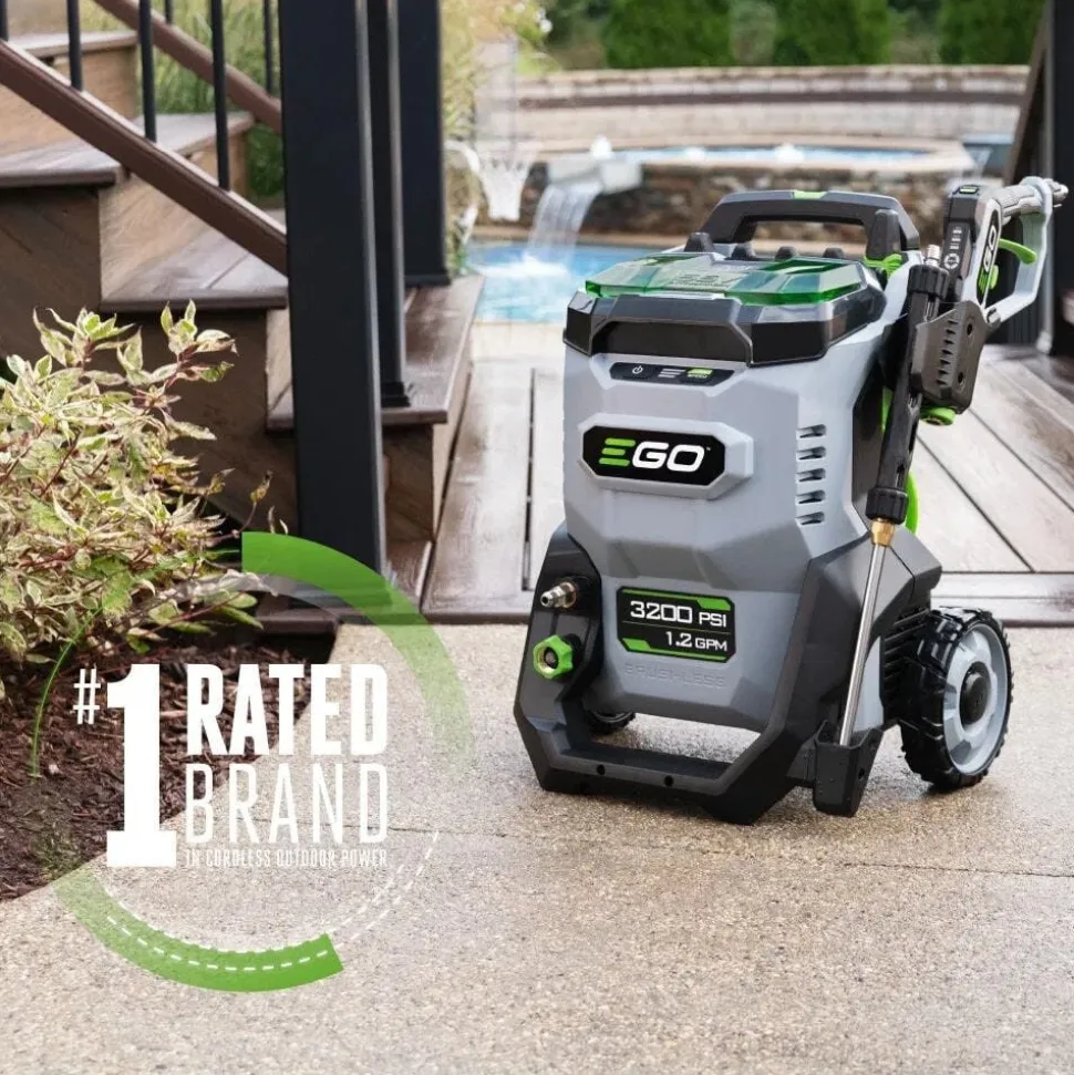 EGO Power Equipment 3200PSI Cold Water High Pressure Washer Bare Tool HPW3200