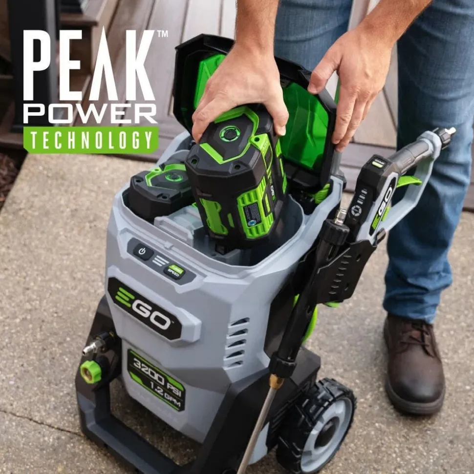 EGO Power Equipment 3200PSI Cold Water High Pressure Washer Bare Tool HPW3200
