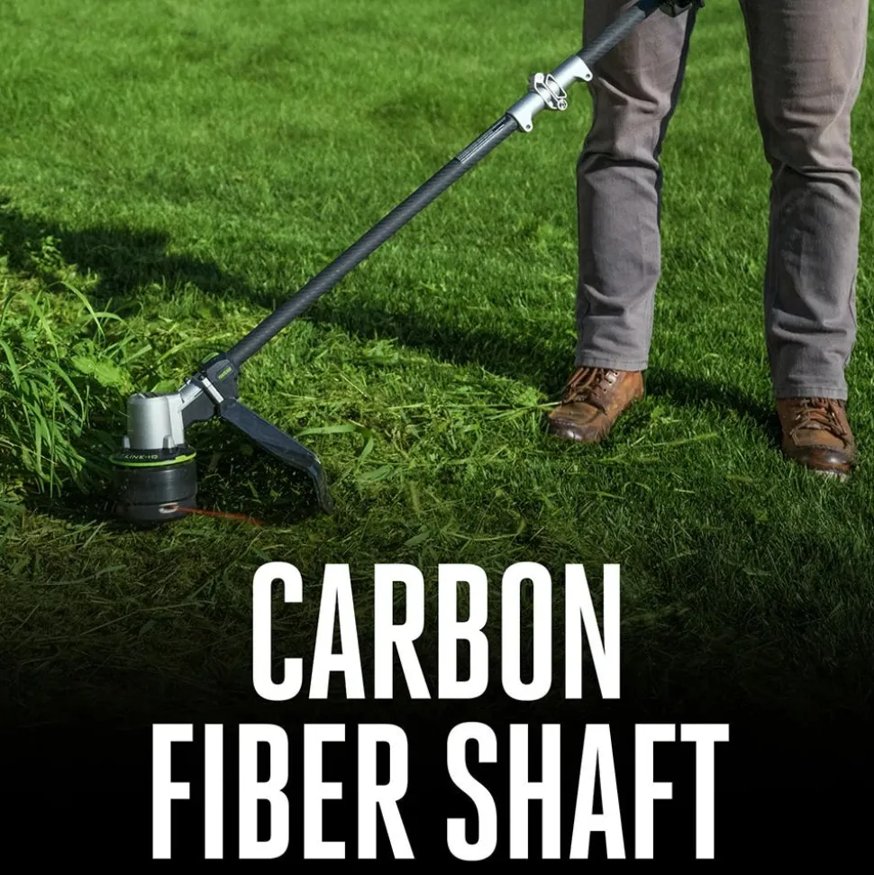 EGO POWER+ 16" Line IQ Powerload, Carbon Fiber String Trimmer w/ 4.0Ah Battery & Charger Kit ST1623T