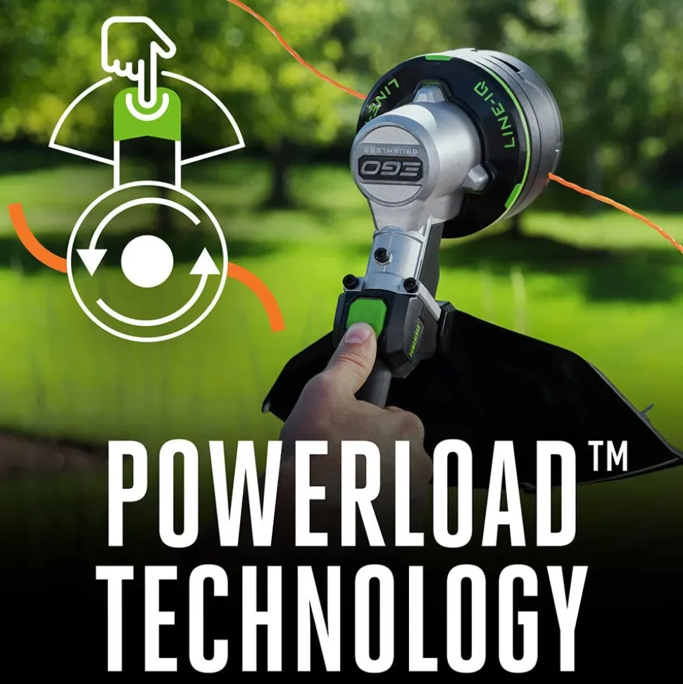 EGO POWER+ 16" Line IQ Powerload, Carbon Fiber String Trimmer w/ 4.0Ah Battery & Charger Kit ST1623T