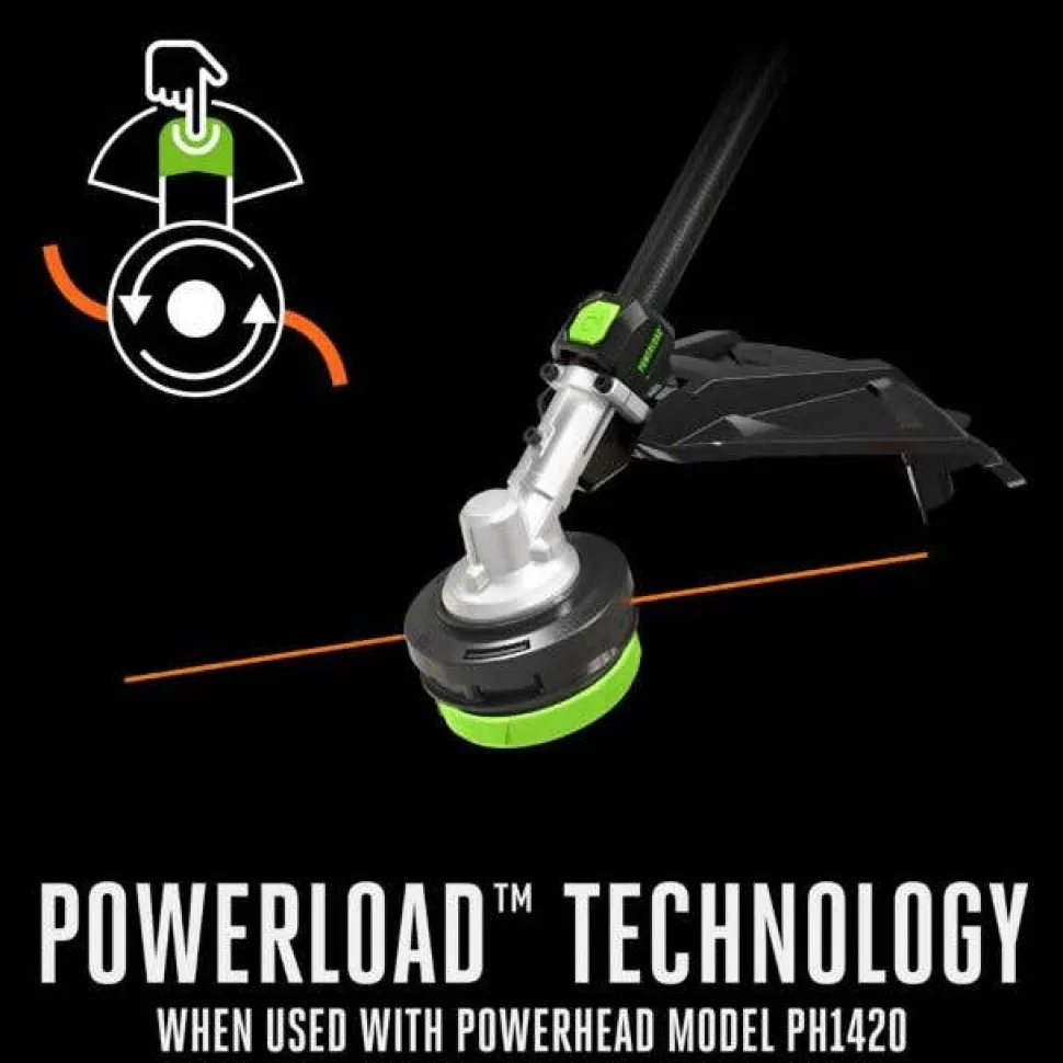 EGO POWER+ Multi-Head Combo Kit; 16" Carbon Fiber String Trimmer with POWERLOAD, Carbon Fiber Edger, and 56V Power Head with 4.0Ah Battery and 320W Charger MHC1603