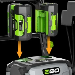 EGO POWER+ 24" Self-Propelled Peak Power 2-Stage Snow Blower w/ Two 7.5Ah Batteries & Dual-Port Charger Kit SNT2405