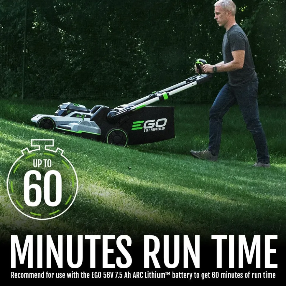 EGO POWER+ 21" Self-Propelled Touch Drive Mower 600 Series w/ 7.5Ah Battery & Charger Kit LM2125SP