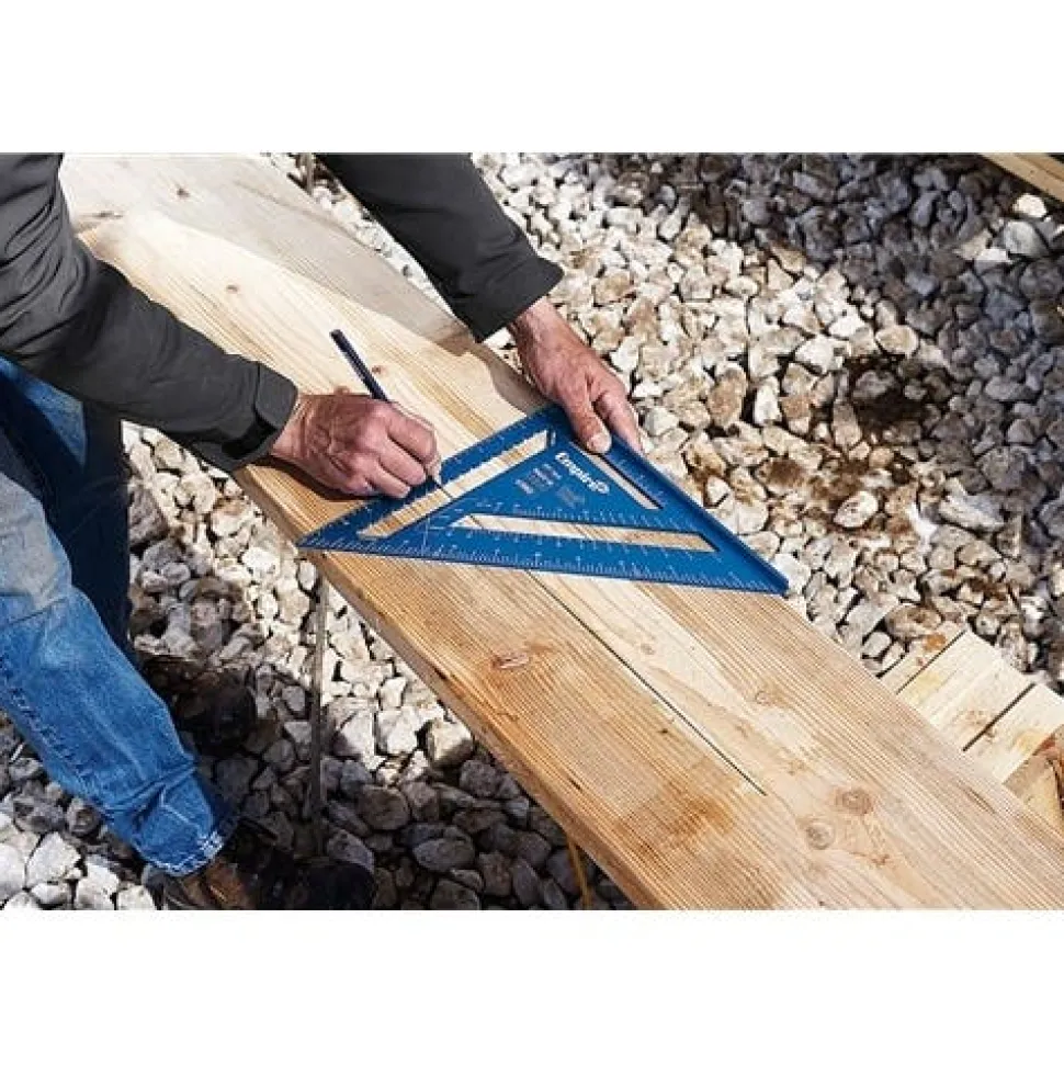Empire 12" TRUE BLUE Laser Etched Rafter Square E3992