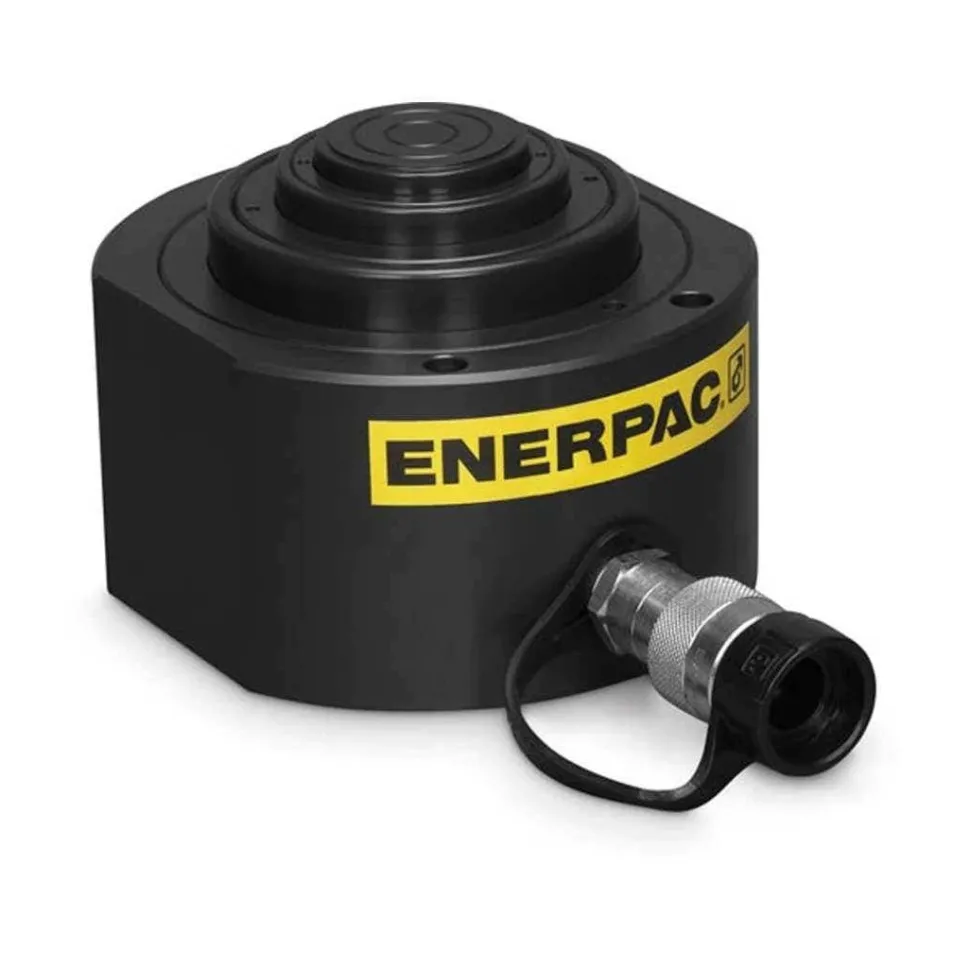 Enerpac 261 ton Capacity, 1.26 in Stroke, Low Height Multi-stage, Telescopic Hydraulic Cylinder RLT231