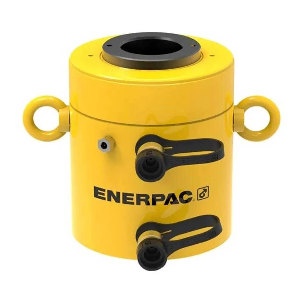 Enerpac 100 ton Capacity, 3.00 in Stroke, Double-Acting, Hollow Plunger Hydraulic Cylinder RRH1003