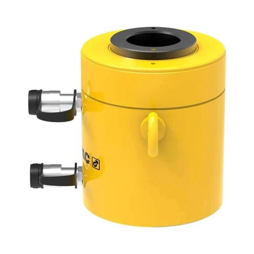 Enerpac 100 ton Capacity, 3.00 in Stroke, Double-Acting, Hollow Plunger Hydraulic Cylinder RRH1003