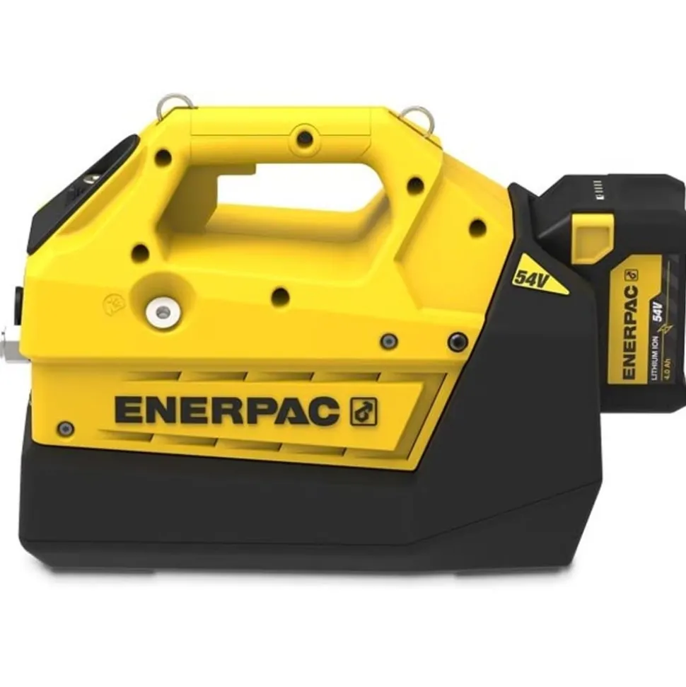 Enerpac 54V Cordless Hydraulic Pump Kit, 115V Charger, 3/2 Electric Valve, 241 cu. in. Usable Oil XC2304SB