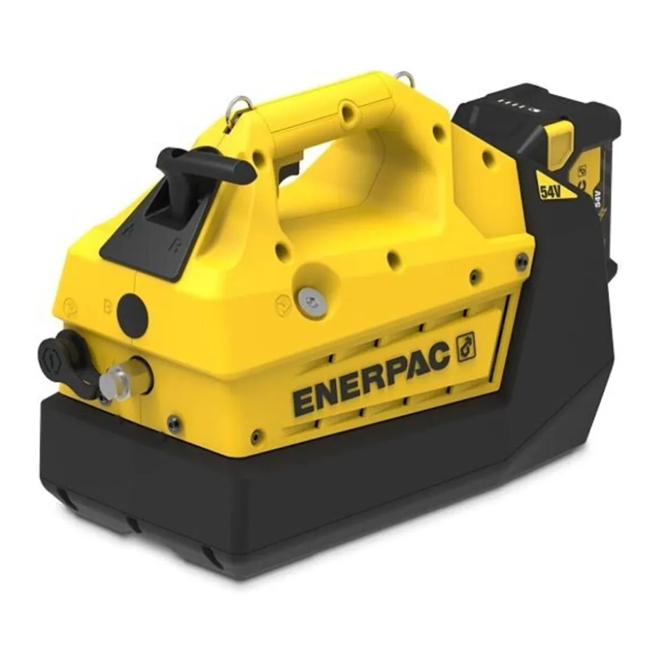 Enerpac 54V Cordless Hydraulic Pump Kit, 115V Charger, 3/2 Manual Valve, 122 cu. in. Usable Oil XC2202MB