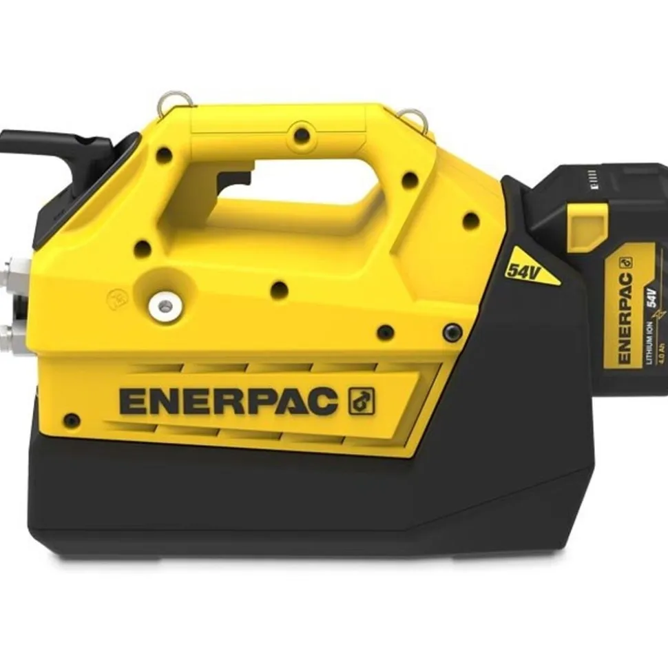 Enerpac 54V Cordless Hydraulic Pump Kit, 115V Charger, 4/3 Manual Valve, 241 cu. in. Usable Oil XC2404MB