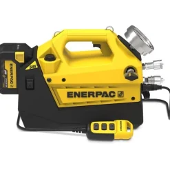 Enerpac 54V Cordless Hydraulic Torque Wrench Pump Kit, 115V Charger, 4/2 Valve, 241 cu. in. Usable Oil w/ Pendant Control XC2504BB