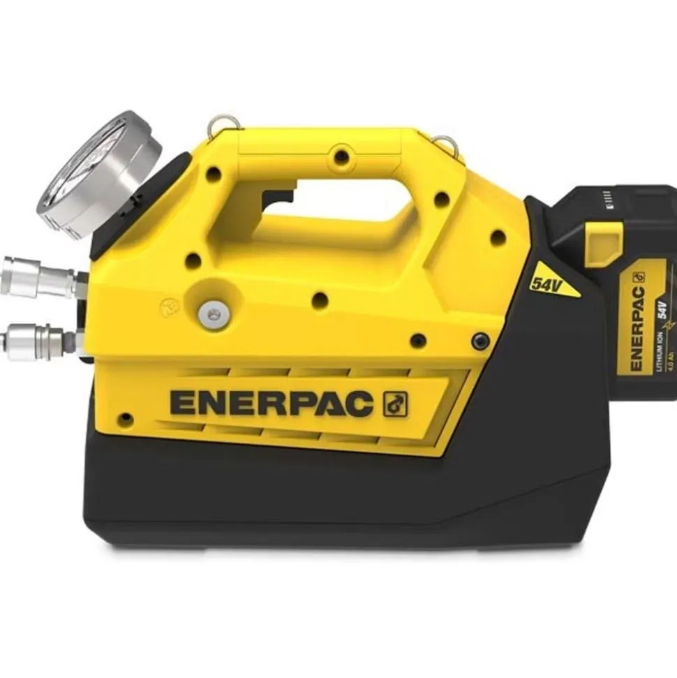 Enerpac 54V Cordless Hydraulic Torque Wrench Pump Kit, 115V Charger, 4/2 Valve, 241 cu. in. Usable Oil w/ Pendant Control XC2504BB