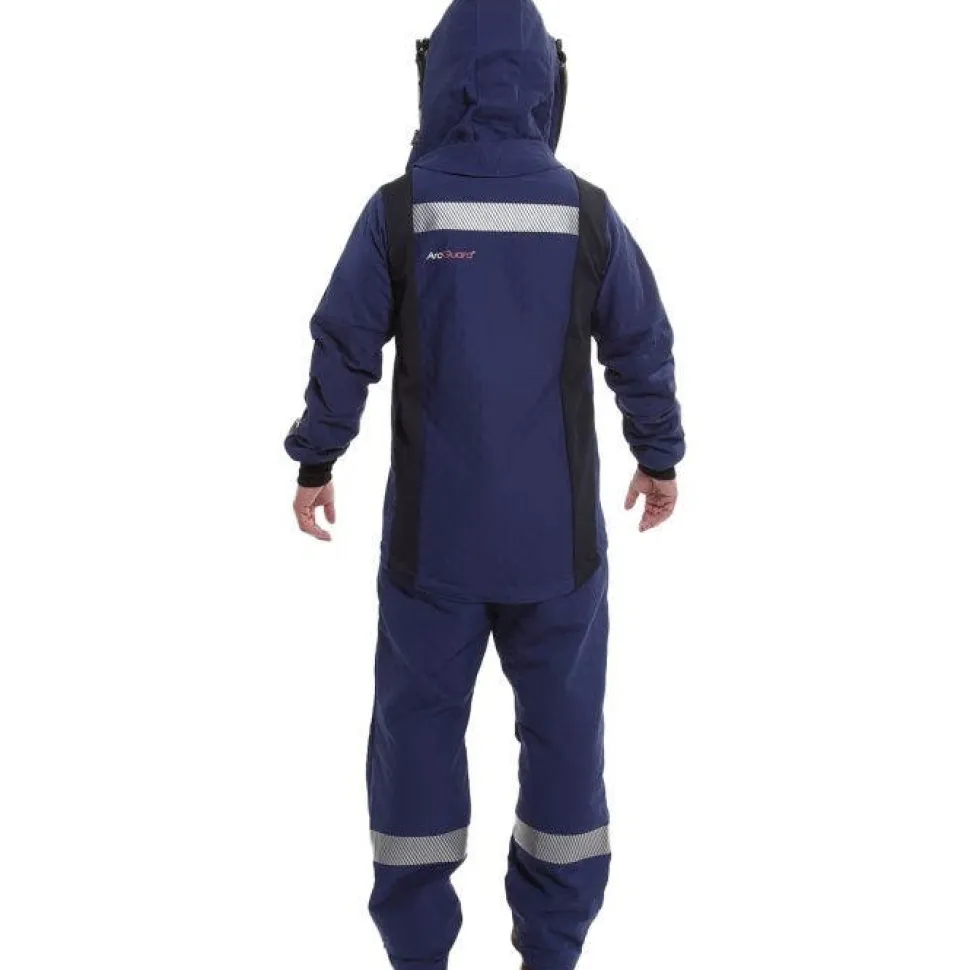 Enespro ArcGuard Performance 40 cal Jacket & Bib Kit w/ Lift Front Hood & Voltage Gloves ARC40KIT-SM08