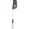FallTech 8' Cable FT-X Class 2 LE SRL, Single-leg with Steel Snap Hook 82808SP1