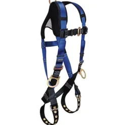 FallTech Contractor+ 3D Standard Non-belted Full Body Harness, Tongue Buckle Leg Adjustment 7018B