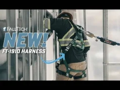 FallTech 3D Standard Non-Belted Full Body Harness, Quick-Connect Leg Adjustment 19103DQC