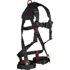 FallTech FT-Iron 2D Climbing Non-Belted Full Body Harness, Tongue Buckle Leg Adjustments SMALL 8143BFDS