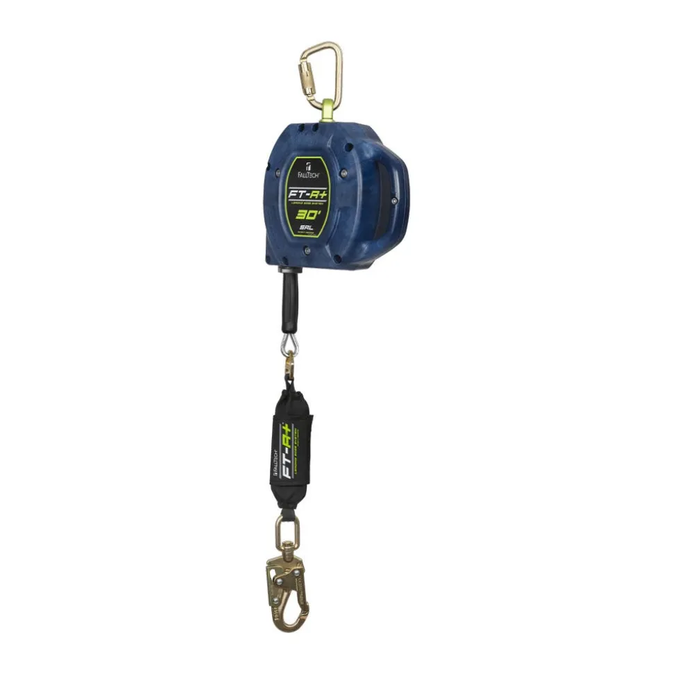 FallTech FT-R+™ Class 2 Leading Edge SRL with 30' Galvanized Steel Cable, 420 lb max., Field Replaceable Cable 721730LER