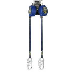 FallTech 6' FT-X EdgeCore Class 2 Personal SRL-P, Twin-Leg w/ Steel Snap Hooks 84106TP1