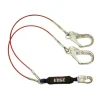 FallTech 6' Leading Edge Lanyard Y-Leg for 100% Tie-Off Aluminum Snap Hook and Rebar Hooks 8354LEY3A