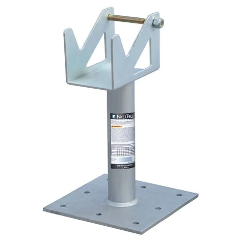 FallTech 12" Post Anchor Connector w/ SRL Cradle For Wood, Concrete & Steel 78012WCSSC