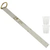 FallTech 8" Single-D Permanent Roof Anchor for Wood 7434S