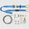 FallTech SteelGrip Plus Single-span Temporary Cable HLL Assembly without Anchors 620060R