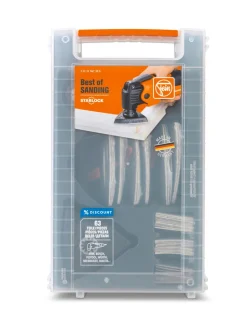 Fein Best of Starlock SANDING Kit for Sanding Corners and Edges - Unperforated, 63-Pack 35222967280
