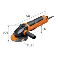 Fein CG 15-125 BLP 5" Angle Grinder Paddle 1500 Watts Brushless Brake 72227660120