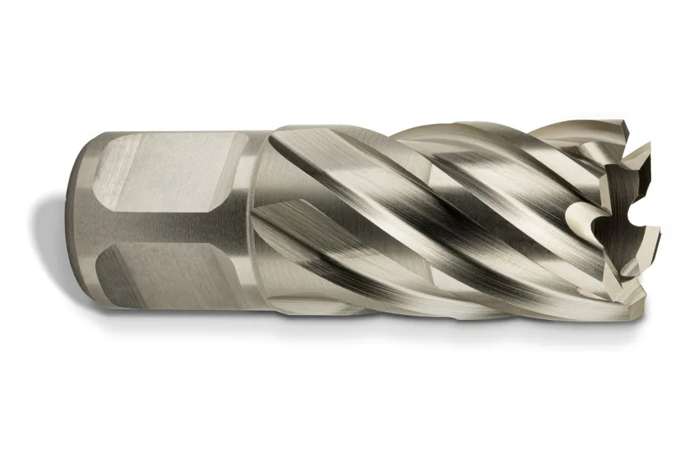 Fein Jancy Slugger HSS Annular Cutter with Premium M2 High Speed Steel and Pilot Pin- Uncoated Finish, 3/4" Annular Shank, 1" Depth, 13/16" Diameter 63134206041