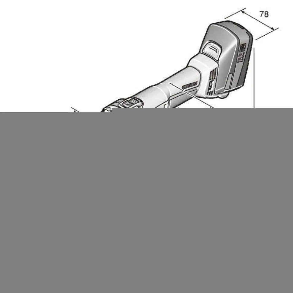 Fein 18V AmpShare AGSZ 18-90 LBL Cordless Long-Reach Die Grinder 71230661090