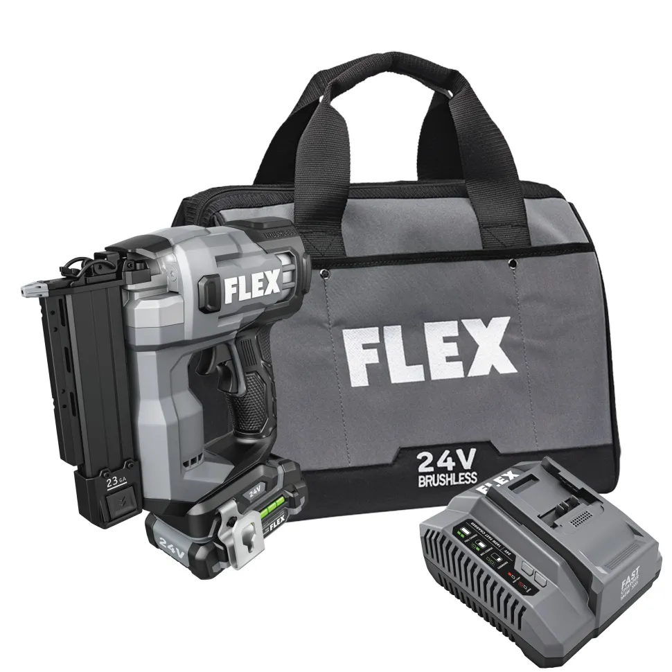 FLEX 23Ga Pin Nailer Kit FX4341-1A