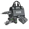 FLEX 2 Tool Combo Kit, Drywall Screw Gun And Cut Out Tool FXM203-2AA