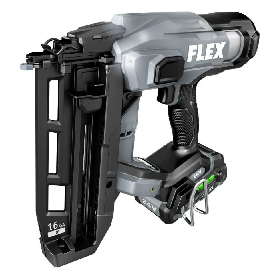 FLEX 24V Brushless 16Ga Straight Finish Nailer Kit FX4321-1A