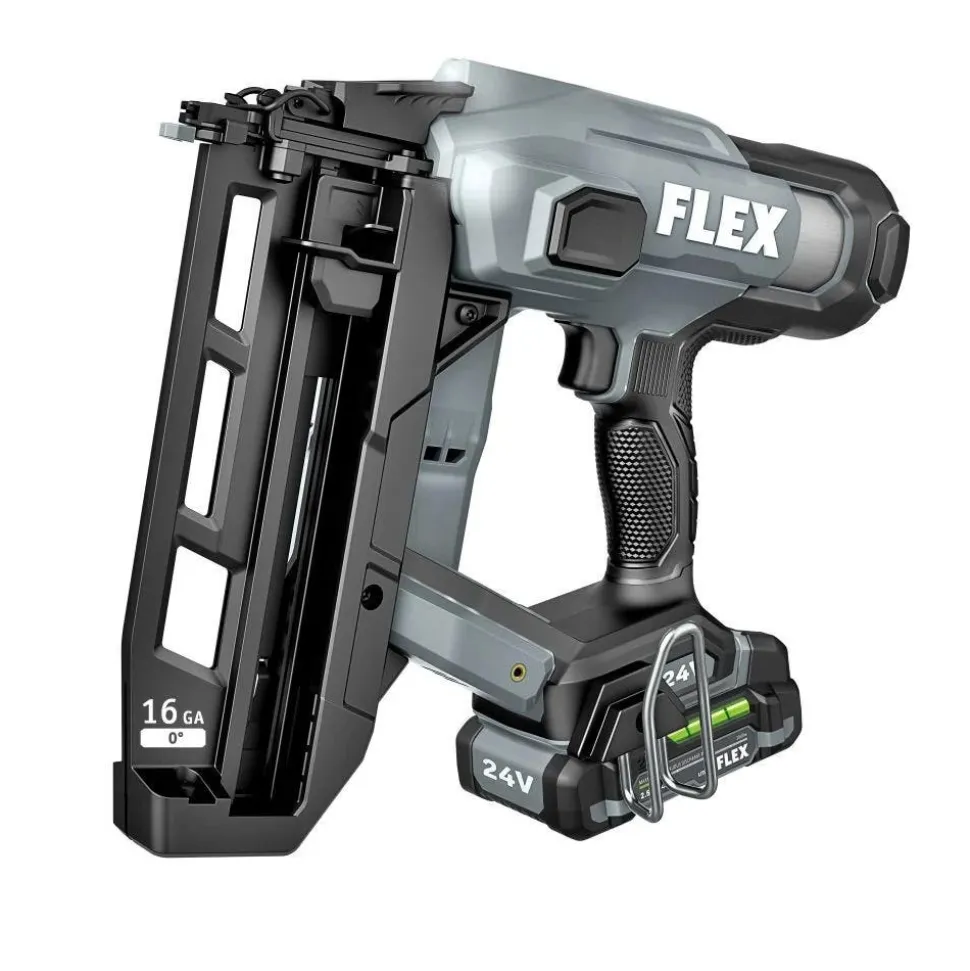 FLEX 24V Brushless 16Ga Straight Finish Nailer Kit FX4321-1A