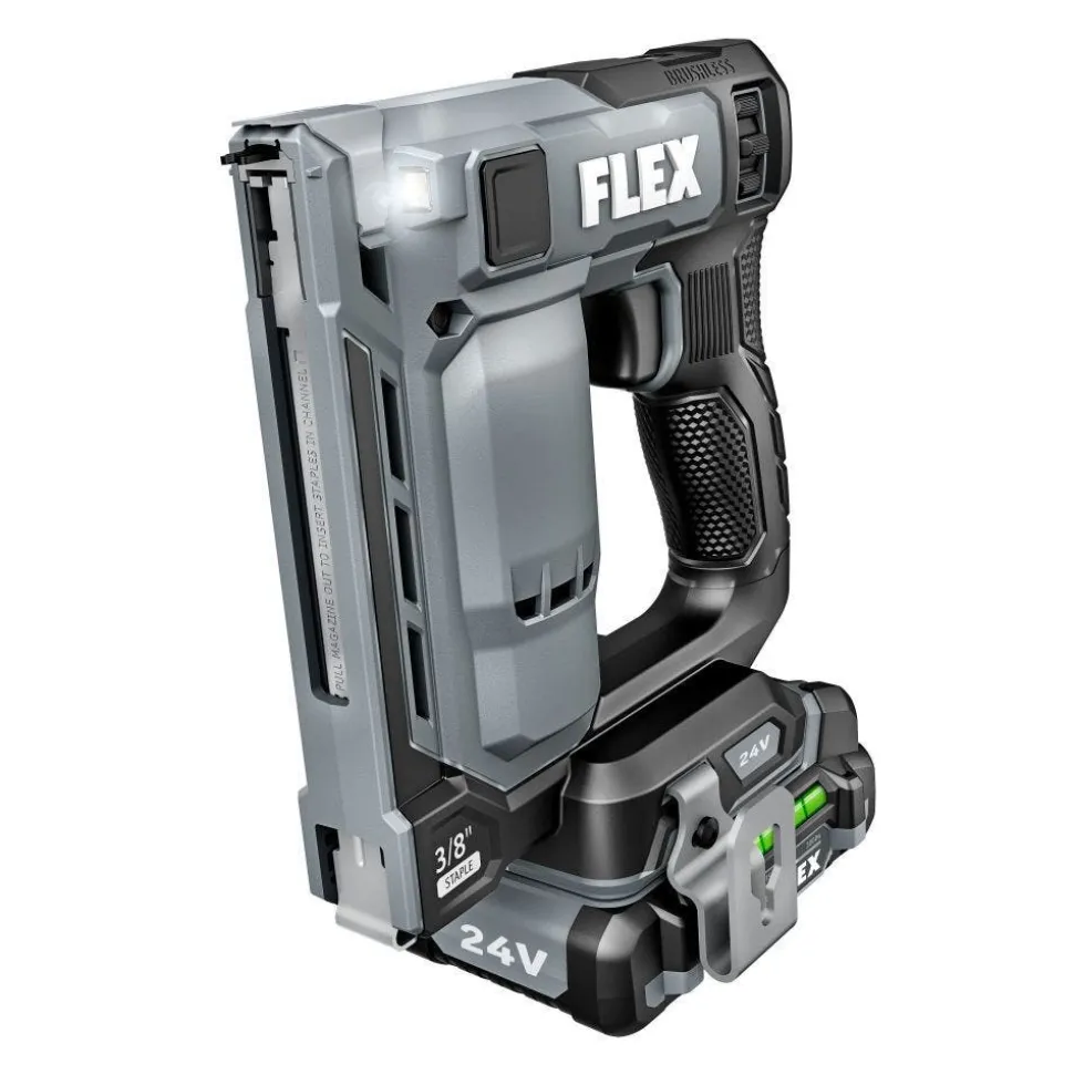 FLEX 24V Brushless 3/8" Stapler Kit FX4521-1A