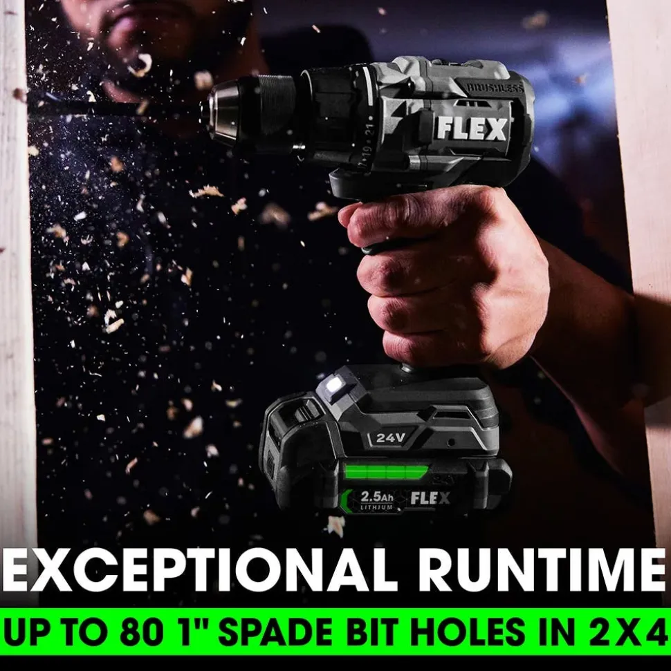 FLEX 24V Brushless 4-Tool Combo Kit FXM401-2A