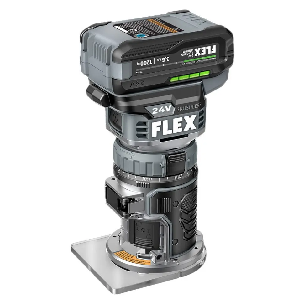 Flex 24V Brushless Trim Router 1.5HP (Tool Only) FX4221-Z