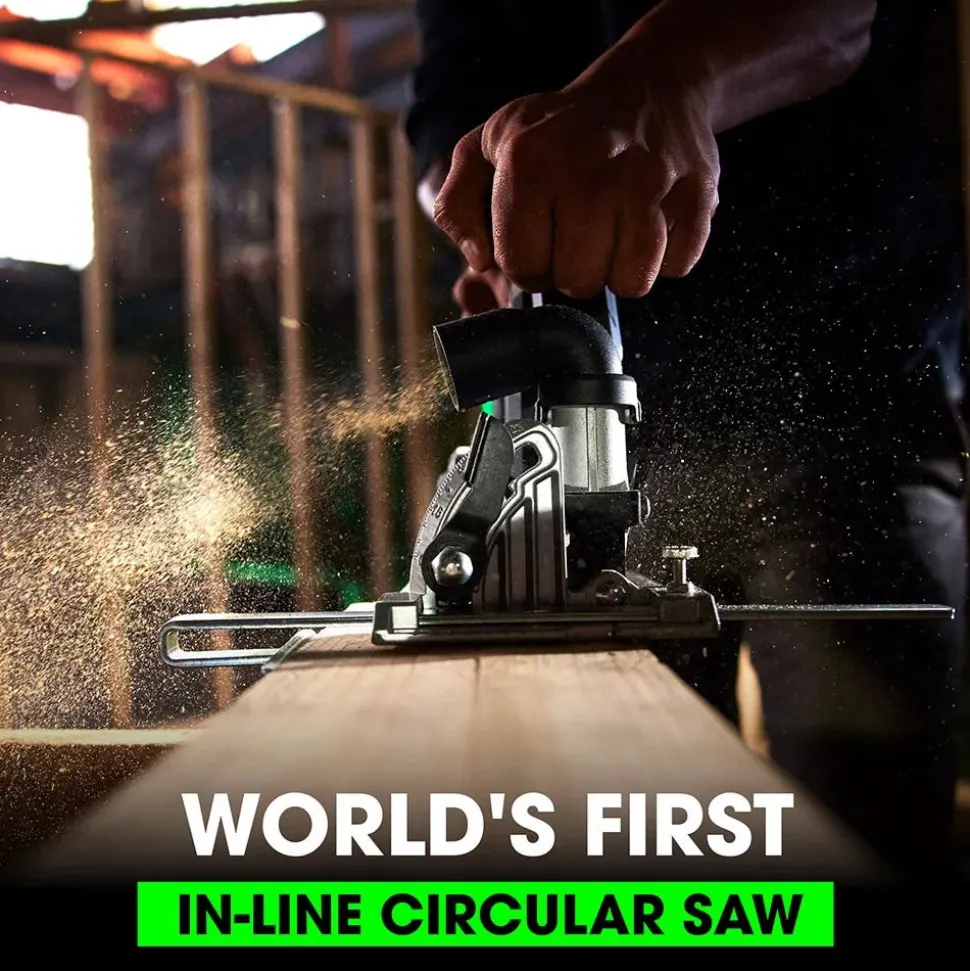 Flex 24V Circular Saw 6-1/2" In-Line Kit (5.0Ah) FX2131A-1C