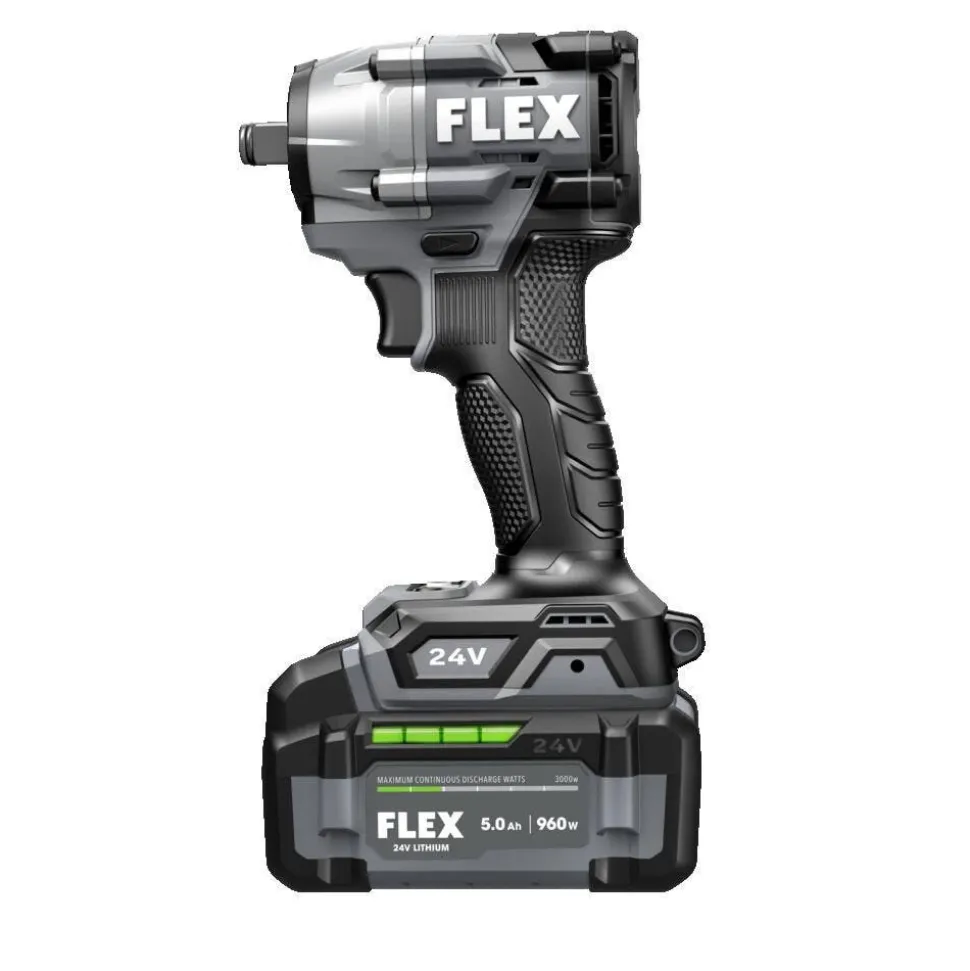 FLEX 24V Compact 3/8" Impact Wrench Kit FX1431A-1C
