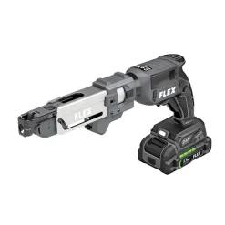 Flex 24V Drywall Screw Gun, AutoFeed Attachment & Cut-Out Tool Combo Kit (2.5Ah) FXM203-2A