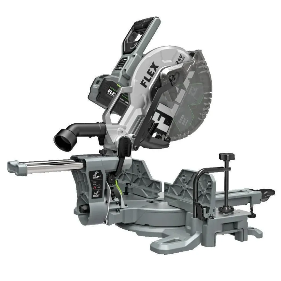 FLEX 24V Dual Bevel 12" Sliding Miter Saw (Stacked) Kit FX7141A-1J