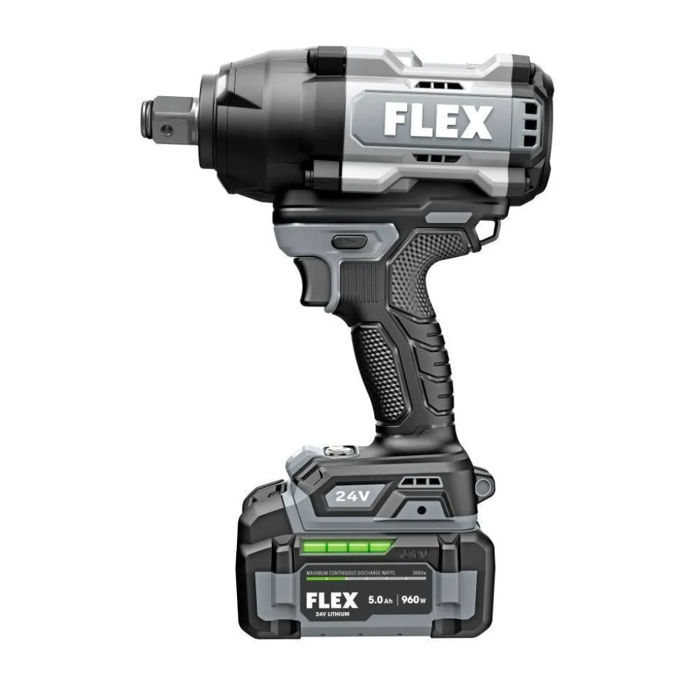 FLEX 24V 3/4" High-Torque Impact Wrench Kit FX1472B-1C