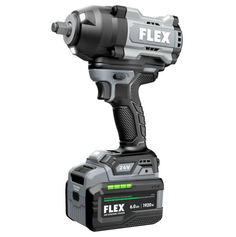 FLEX 24V 1/2" High-Torque Impact Wrench (Stacked Lithium) Kit FX1472-1H