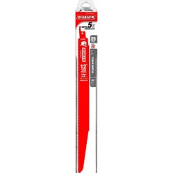 Freud Diablo Blades Diablo 12" x 8/10 TPI Bi-Metal Reciprocating Saw Blade, 25 Pack S1208BFD25