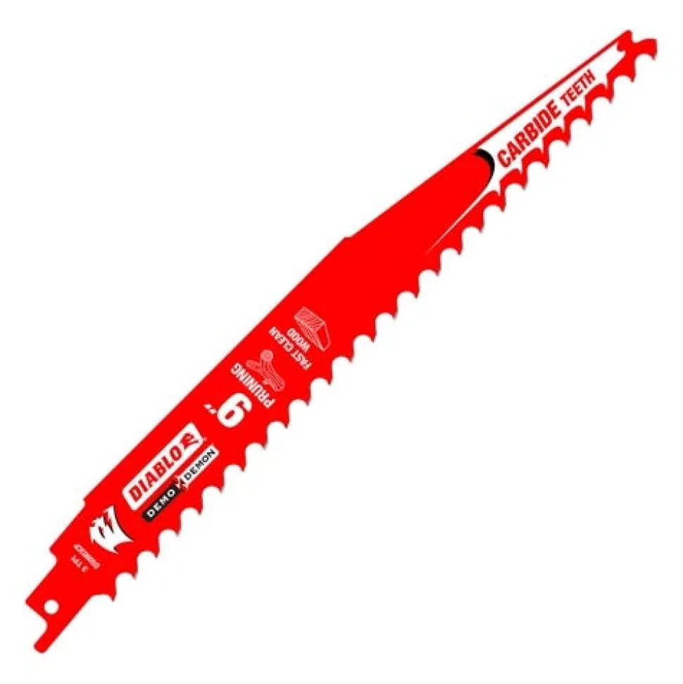Freud Diablo 9" Demo Demon 3 TPI Carbide Pruning Reciprocating Saw Blade DS0903CP