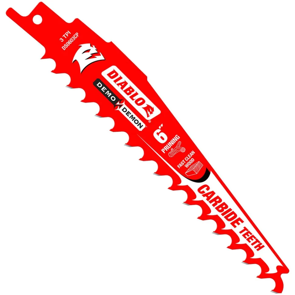 Freud Diablo 6 in. Carbide Tipped Pruning and Clean Wood Blade (3-Pack) DS0603CP3